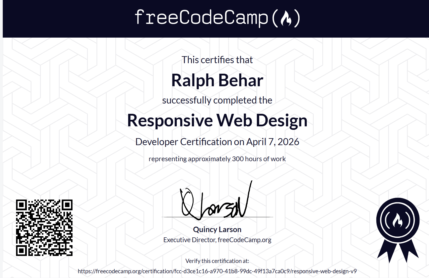 fcc Certificate Preview